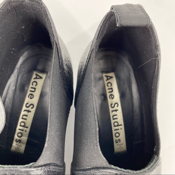 Acne black Jensen ankle pointed toe boots - Picture 5 of 7